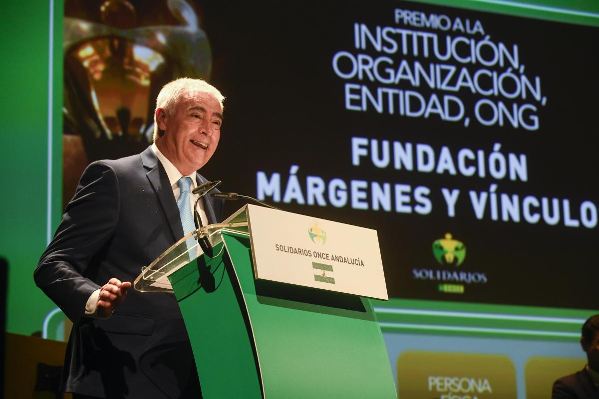Francisco Javier Mena dedicó su premio a los trabajadores que han pasado por la Fundación Márgenes y Vínculos durante los últimos 20 años
