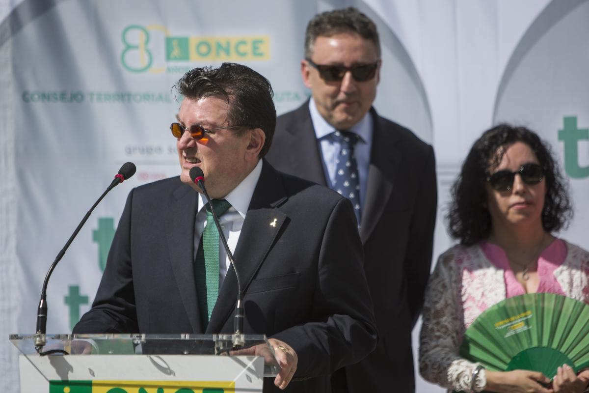 El director general de la ONCE, Ángel Sánchez, inauguró la Semana ONCE en Sevilla