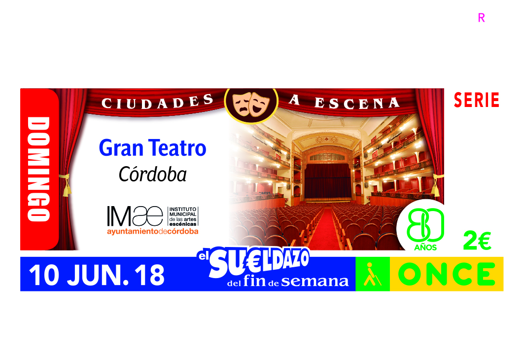 Sorteo del 10 de junio dedicado al Gran Teatro de Córdoba