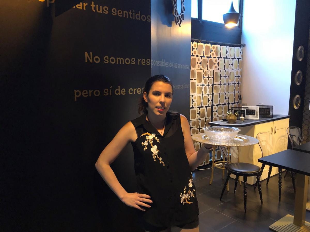Cristina Calleja en la sede de 'No veas' 