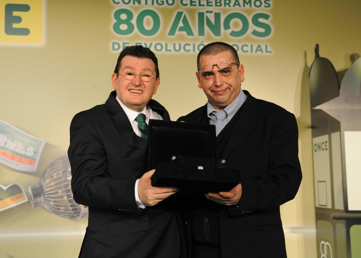José Manuel Rubio González con Ángel Sánchez