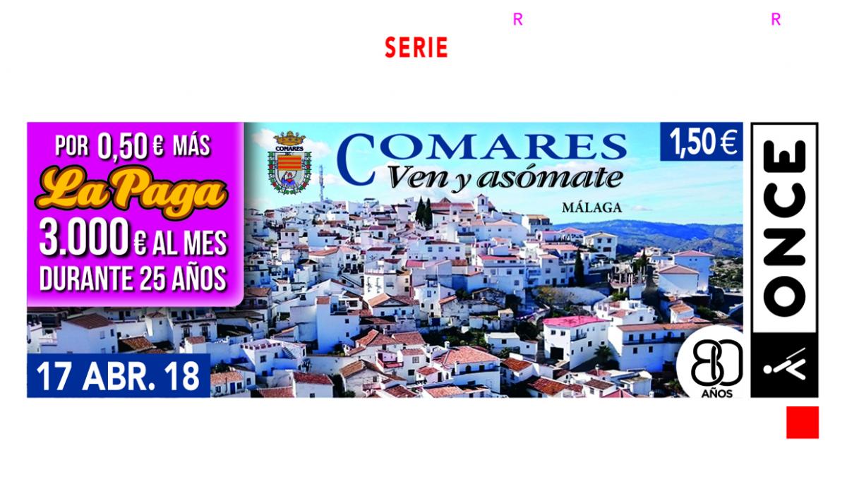 Sorteo del 17 de abril, dedicado al municipio malagueño de Comares
