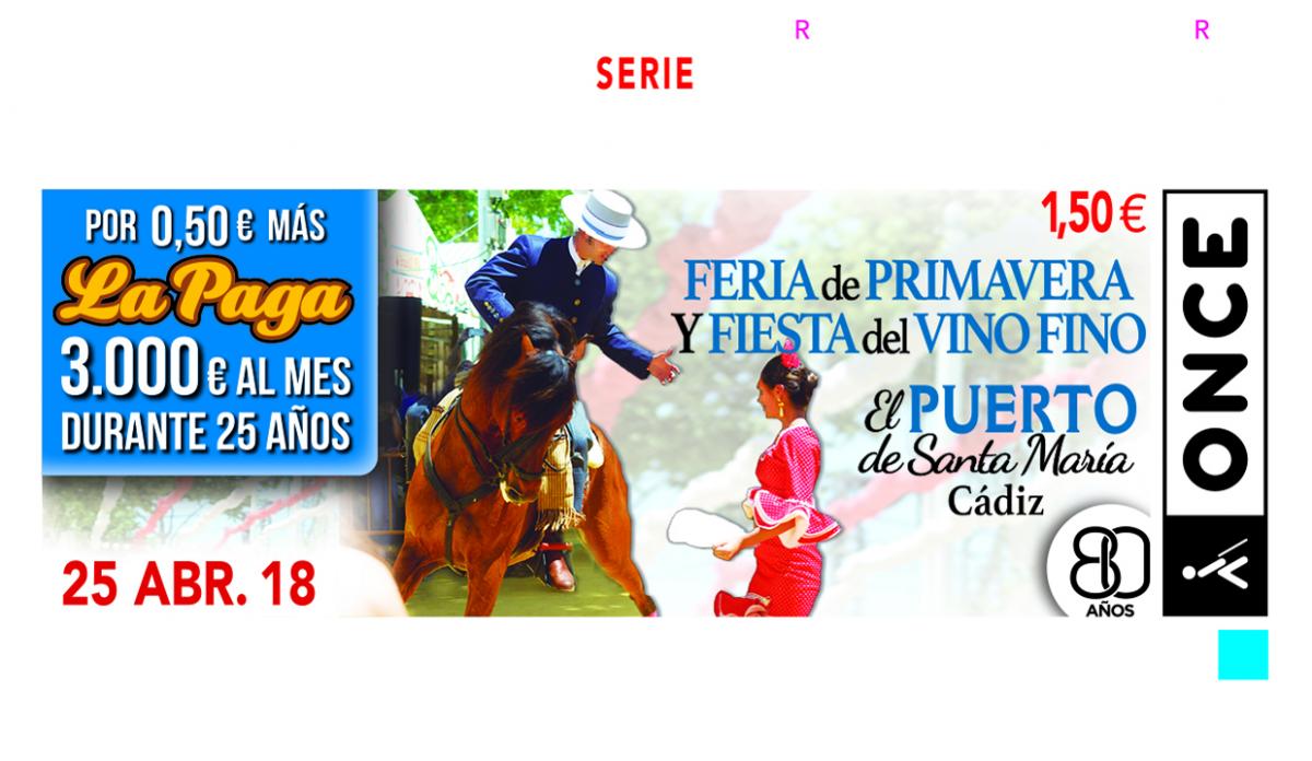 Sorteo del 25 de abril, dedicado a la Feria de El Puerto de Santa María (Cádiz)
