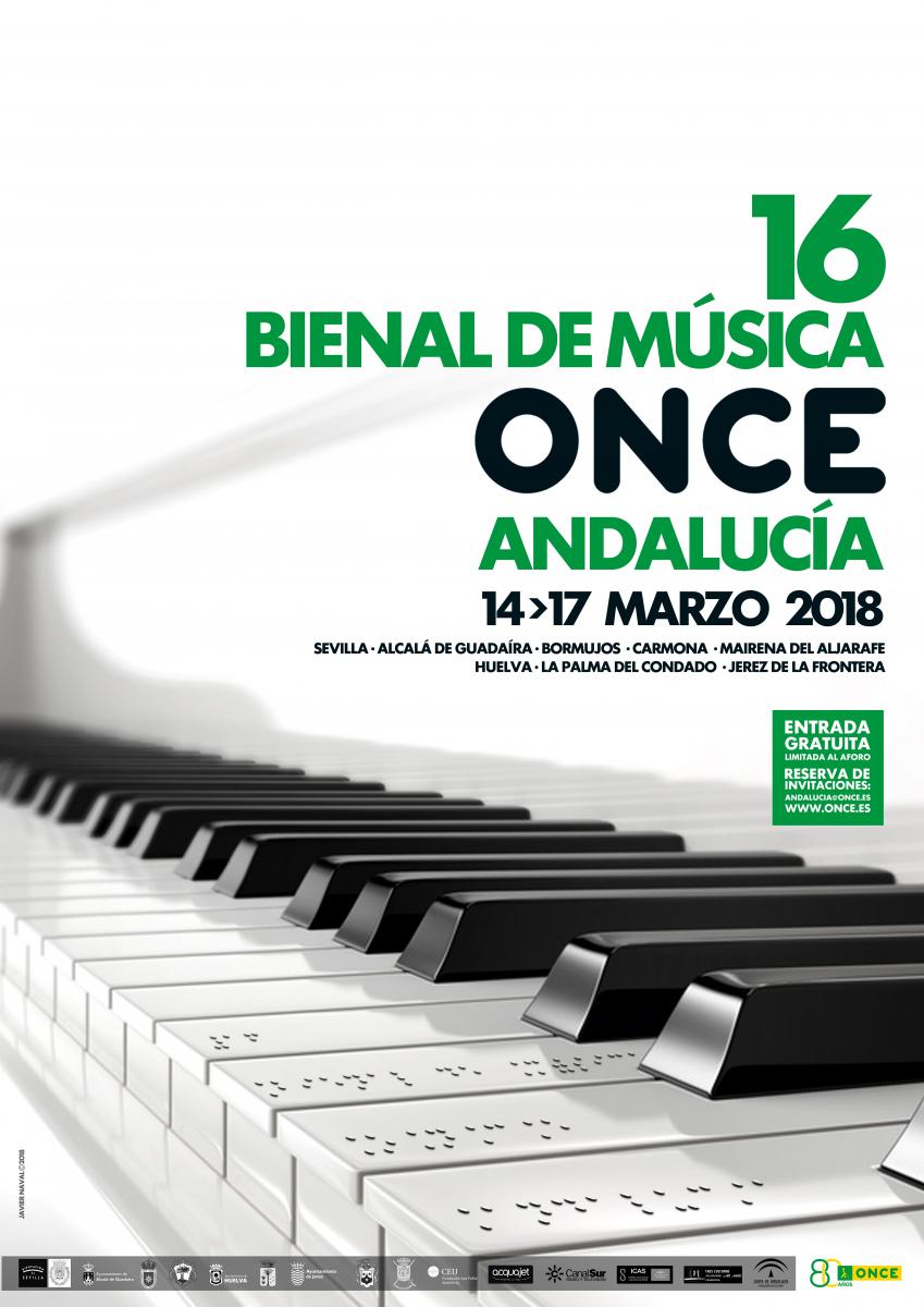 Cartel oficial de la 16 Bienal de Música de la ONCE