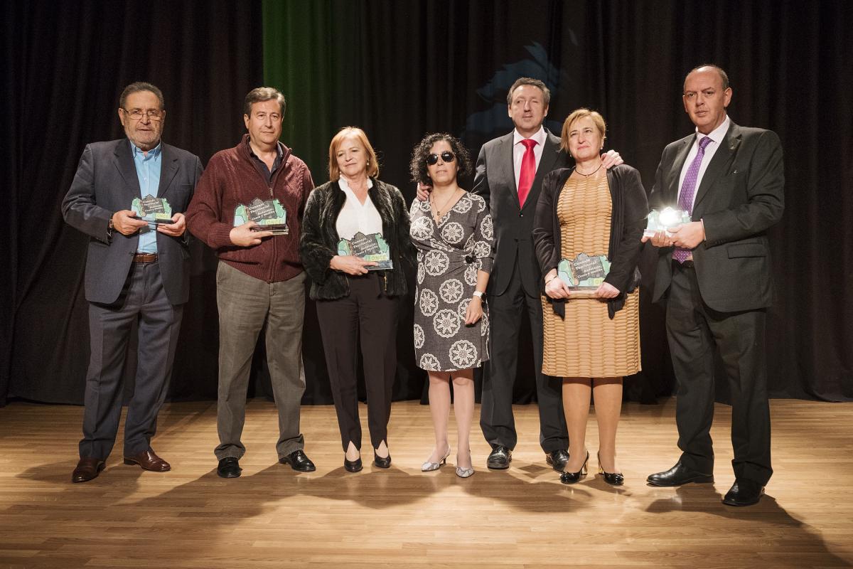 Foto de familia de todos los ganadores de la XV edición del Concurso