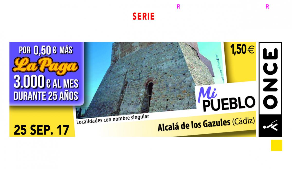 Sorteo del 25 de septiembre, dedicado a la localidad gaditana de Alcalá de los Gazules