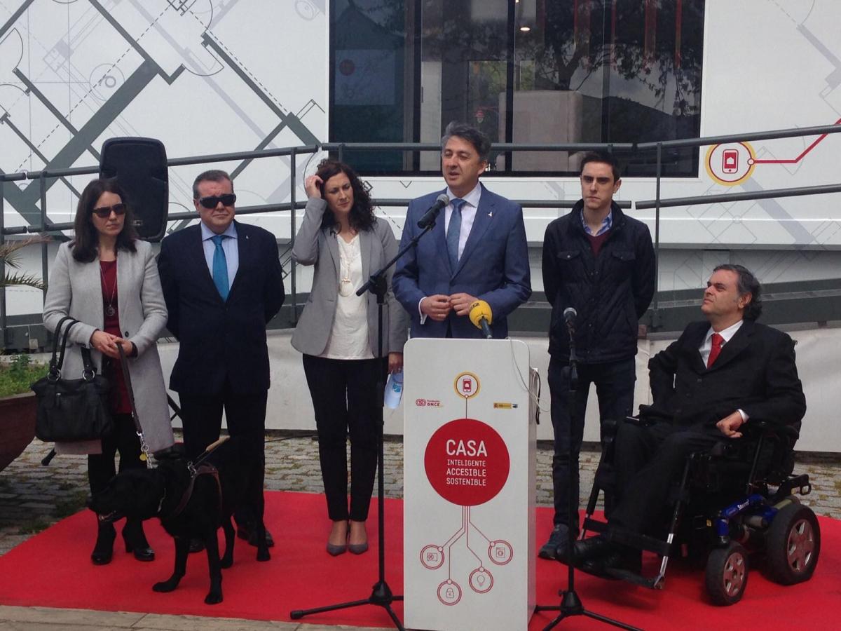 Inauguracióh de la casa accesible de Fundación ONCE durante la Semana ONCE en Jerez