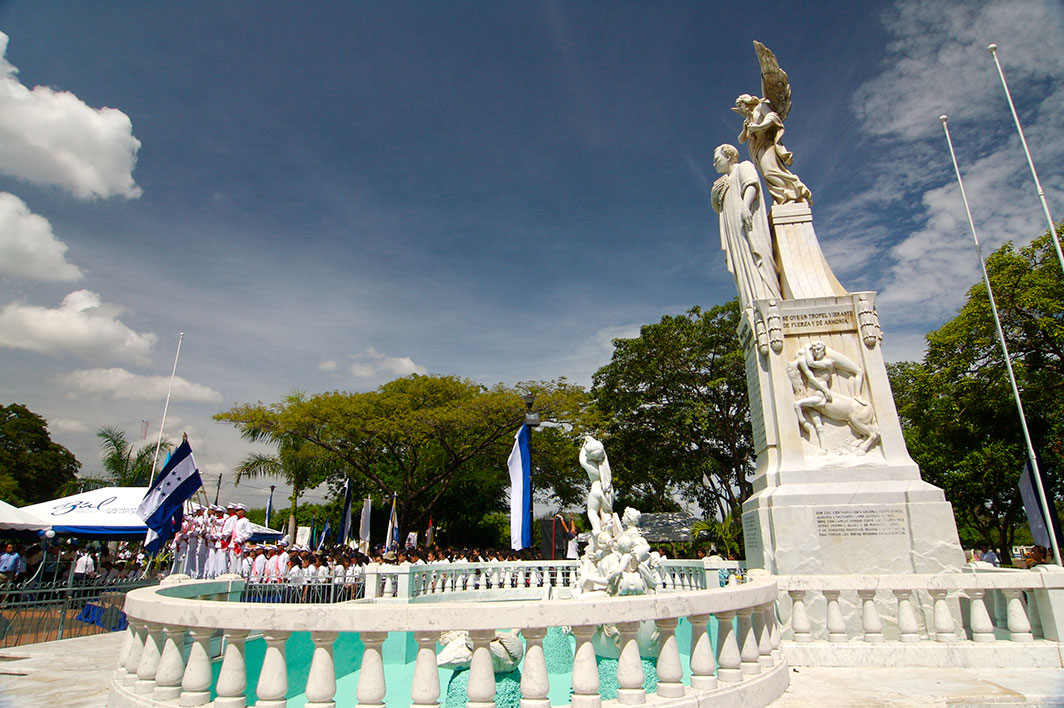 Plaza Central de Managua, capital de Nicaragua
