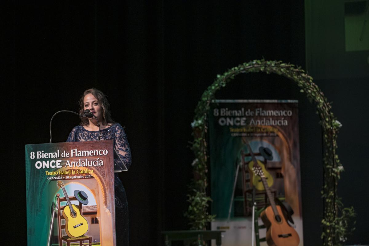 Rocío Belén Flamenco agradece a la ONCE su premio al Cante