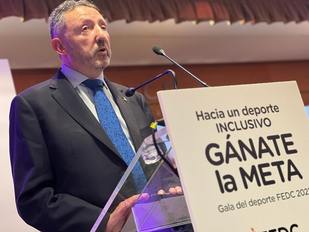 Cristóbal Martínez agradeció el premio en nombre de ONCE Andalucía
