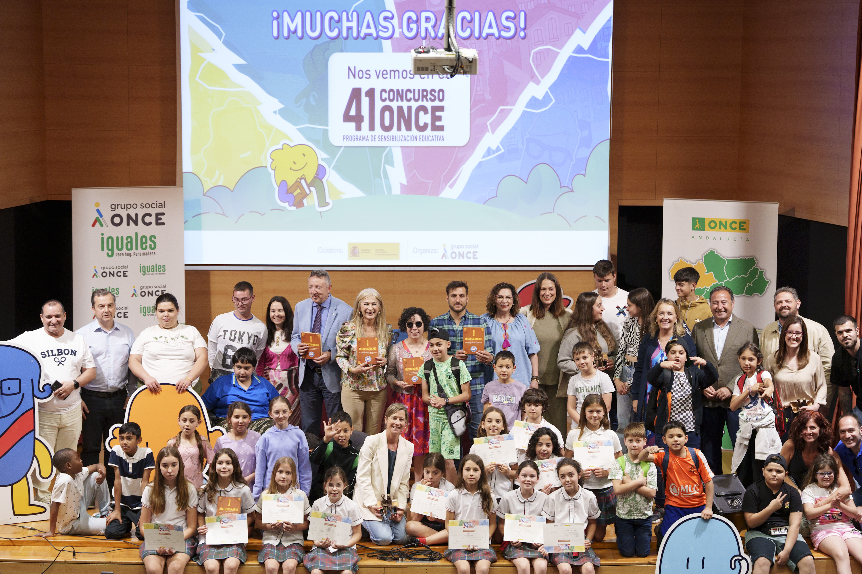 Andalucía entregó los premios del 40 Concurso Escolar de la ONCE