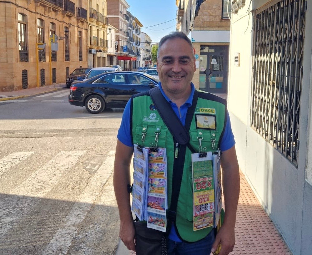 Francisco Antonio Romero dio el mayor premio de la ONCE en julio en Andalucía