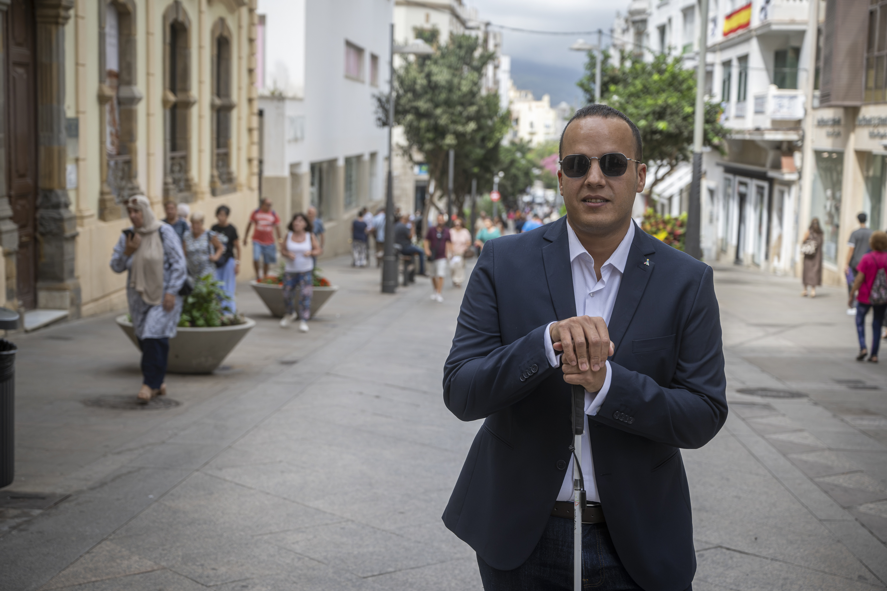 Azmán Abdalahe, director de la ONCE en Ceuta, defiende a la ciudad autónoma como ejemplo de convivencia