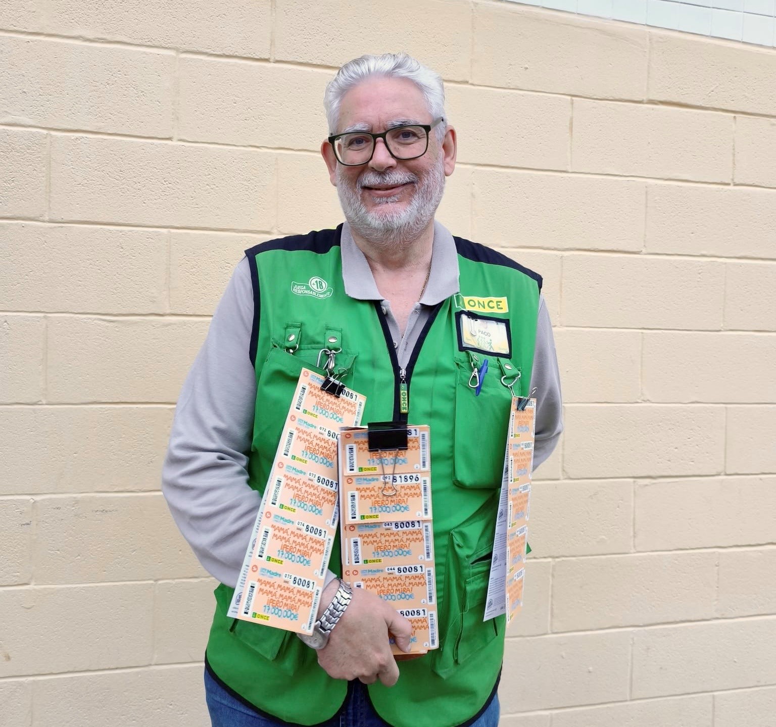 Francisco Menéndez dio el Cuponazo del 10 de abril en Dos Hermanas con más de 6,3 millones de euros en premios