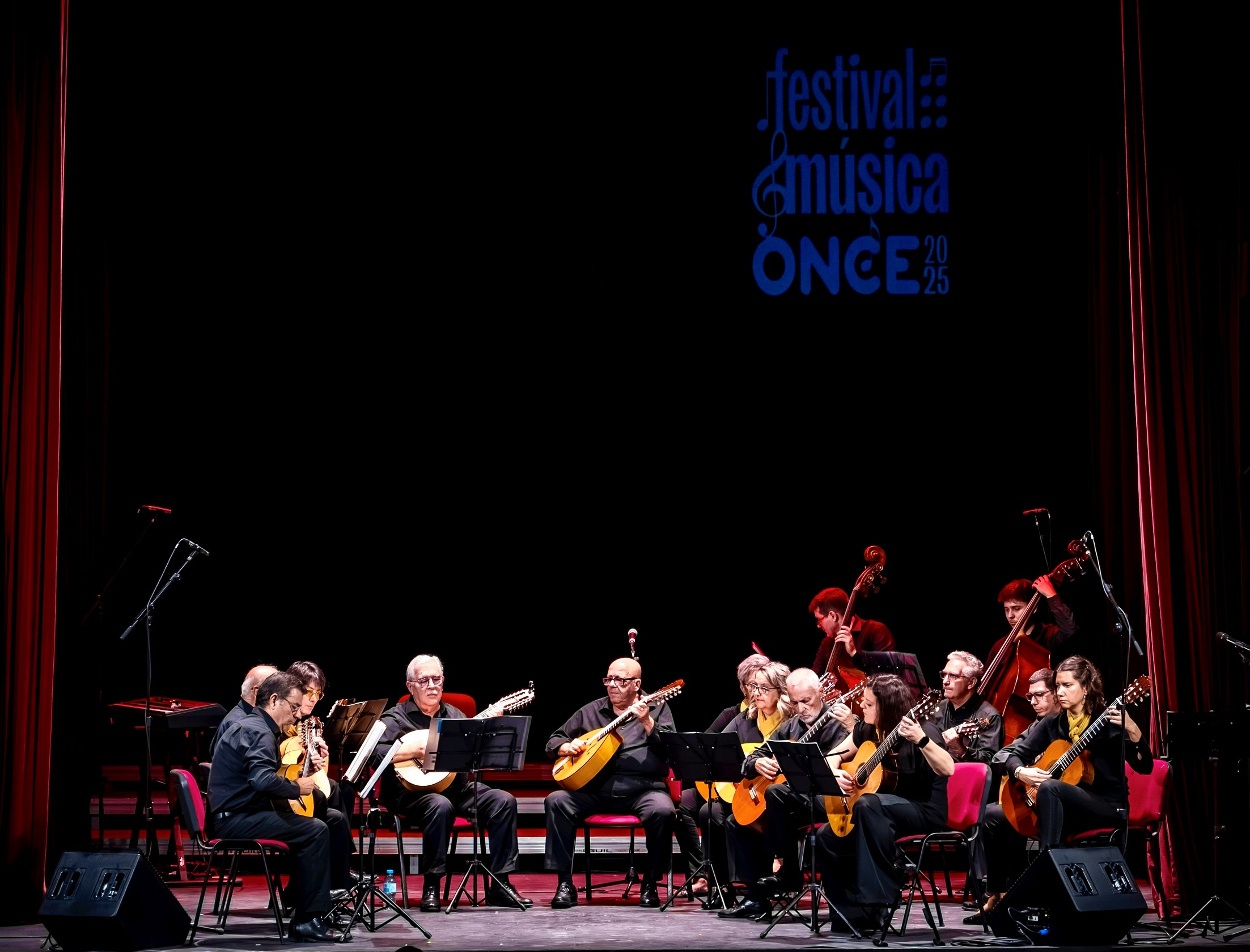 Actuación de la orquesta Ciudad de los Califas en el pasado Festival de Música ONCE