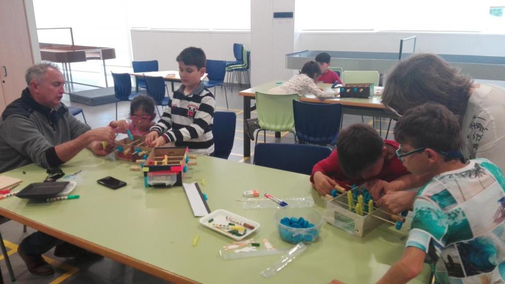 Imagen del taller de futbolines