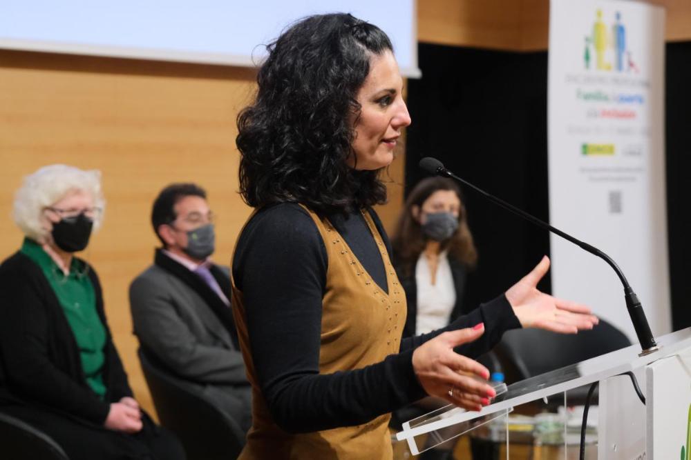 Intervención de la delegada territorial de Igualdad, Políticas Sociales y Conciliación de la Junta de Andalucía, Ana González