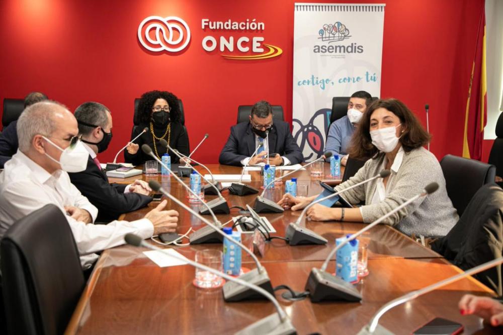 Sesión constitutiva de la nueva Asociación de Emprendedores con Discapacidad en la sede de Fundación ONCE
