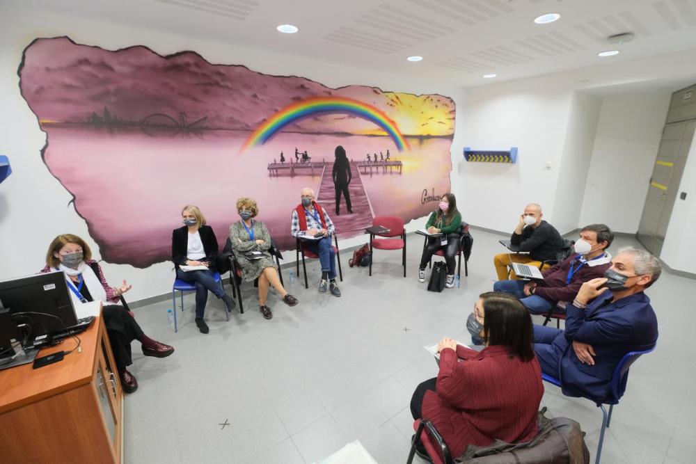 Las Jornadas contaron con diez grupos de reflexión simultáneos para abordar la atención a las familias 