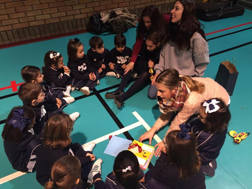 Alumnos del centro Nuestra Señora del Buen Consejo durante las actividades