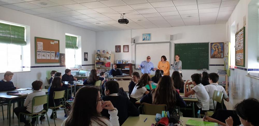 Las charlas en los centros educativos sobre integración social fueron una constante durante la Semana ONCE