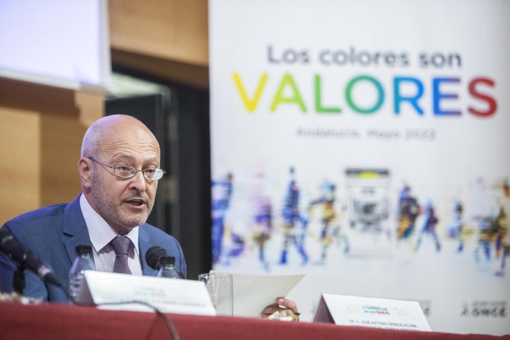 Intervención del vicepresidente del Consejo Territorial de la ONCE, José Antonio Ornedo