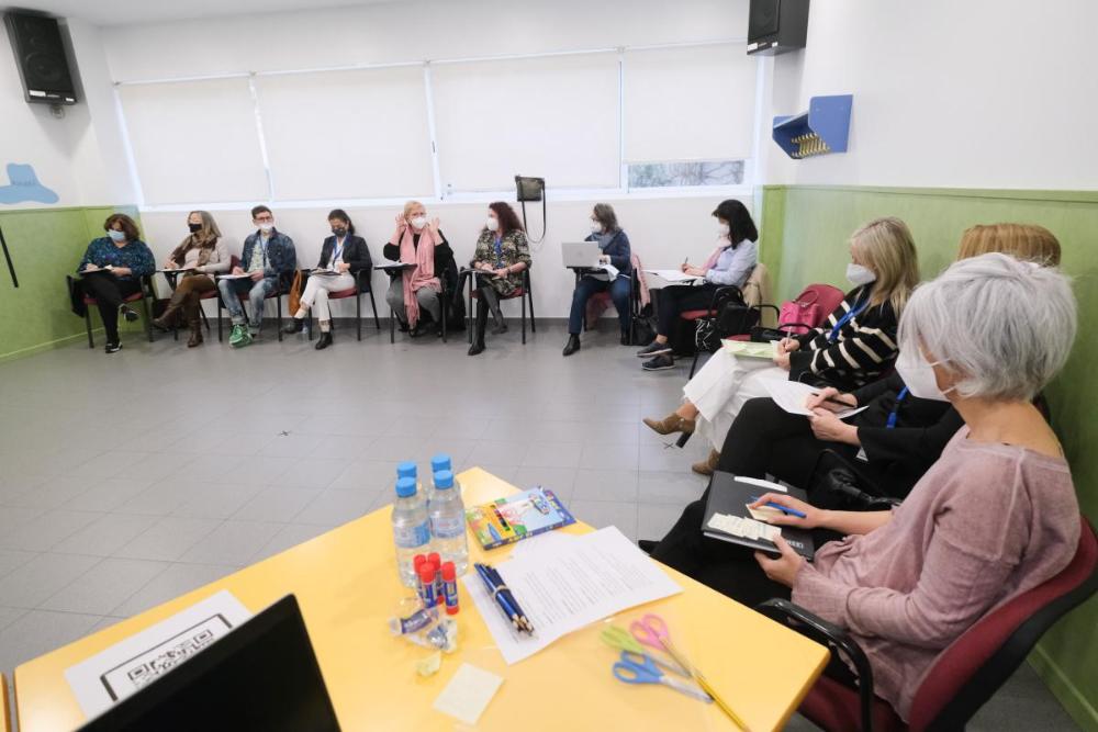 Otra de las reuniones de los Grupos de Reflexión durante las Jornadas