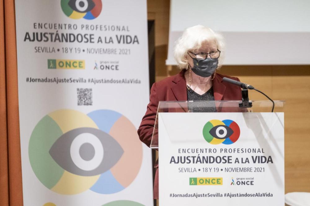 Intervención de la directora pedagógica del CRE de Sevilla, Carmen de Miguel