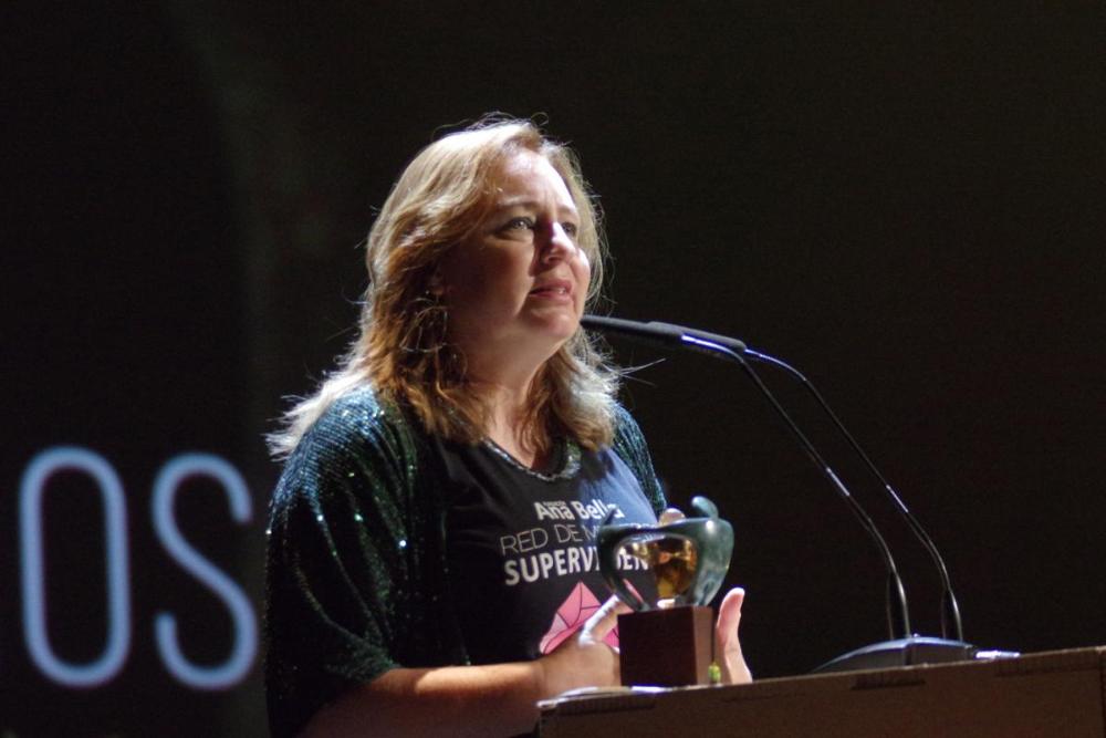 Ana Bella agradece el Premio Solidarios en la categoría de Persona
