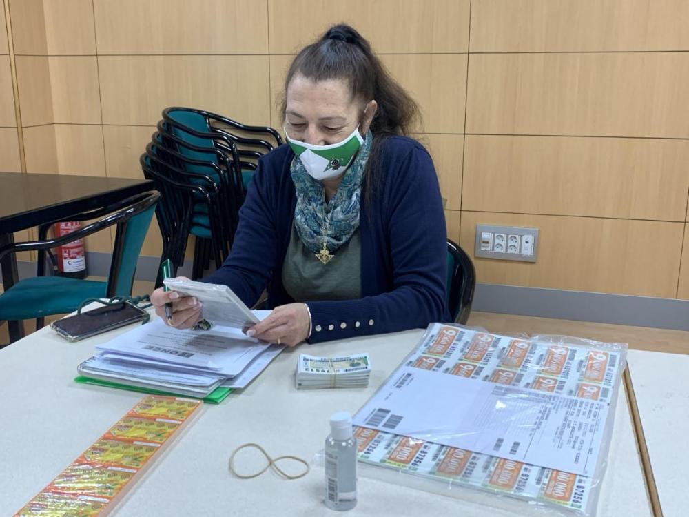 Ana Rocío Cabello, en una de las jornadas de formación para los aspirantes a la venta