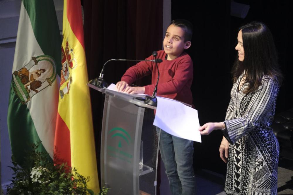 Manuel Martín cuativó a todos con su lectura de agradecimiento a sus maestros