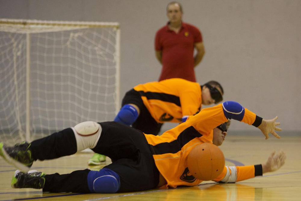 Otro partido de goalball
