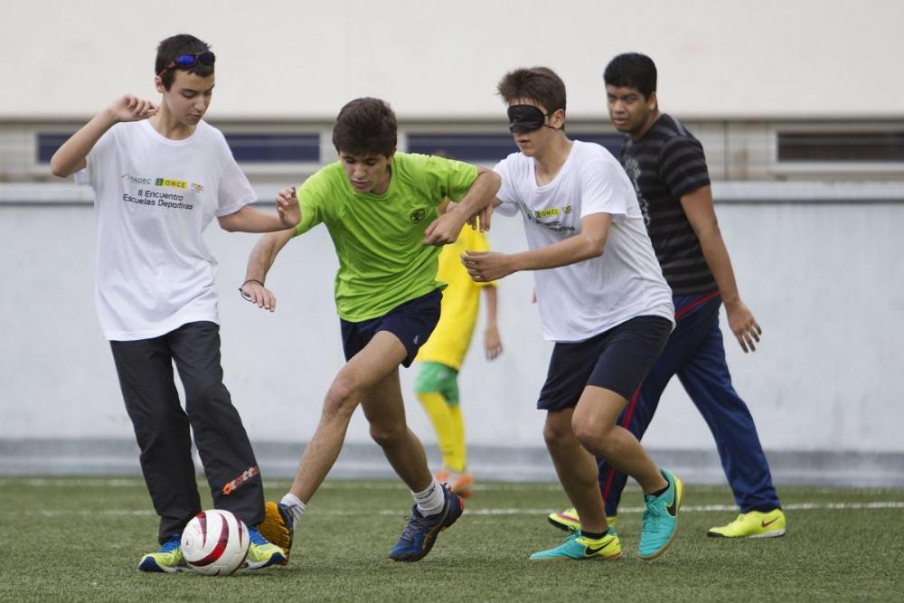 Otro momento en otro partido de fútbol