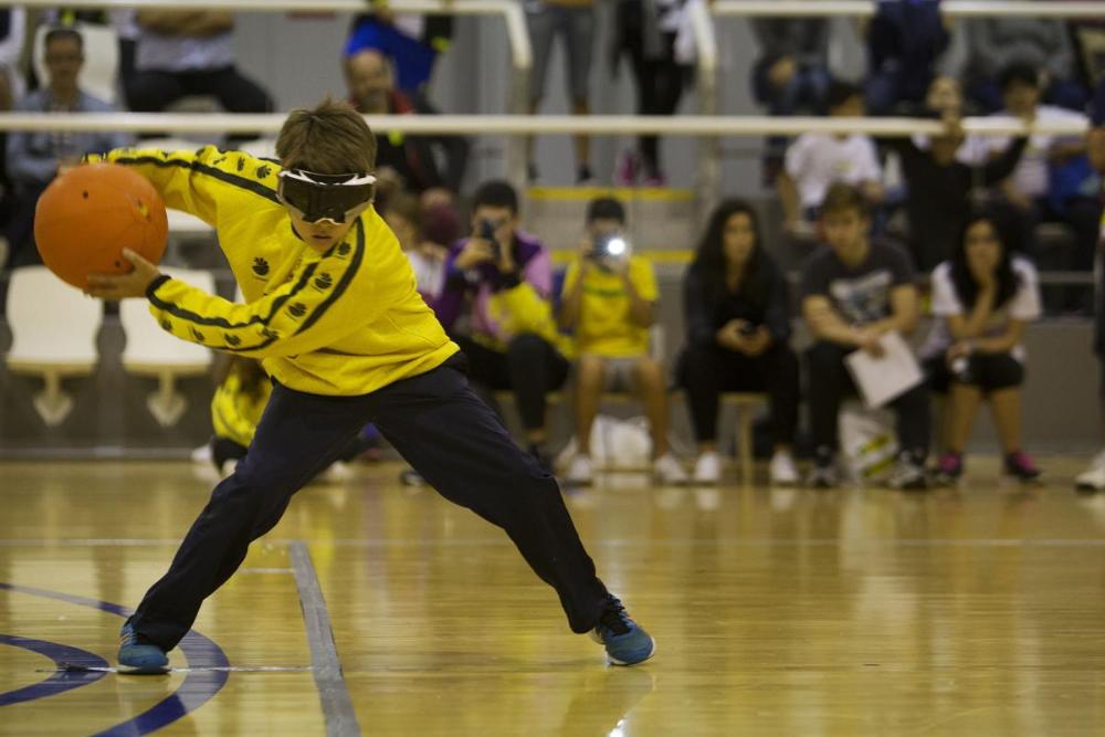 Otro partido de goalball