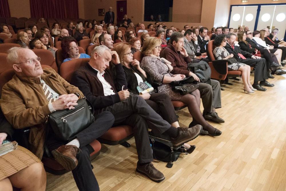 Aspecto general del salón de actos de la Delegación Territorial durante la entrega de premios