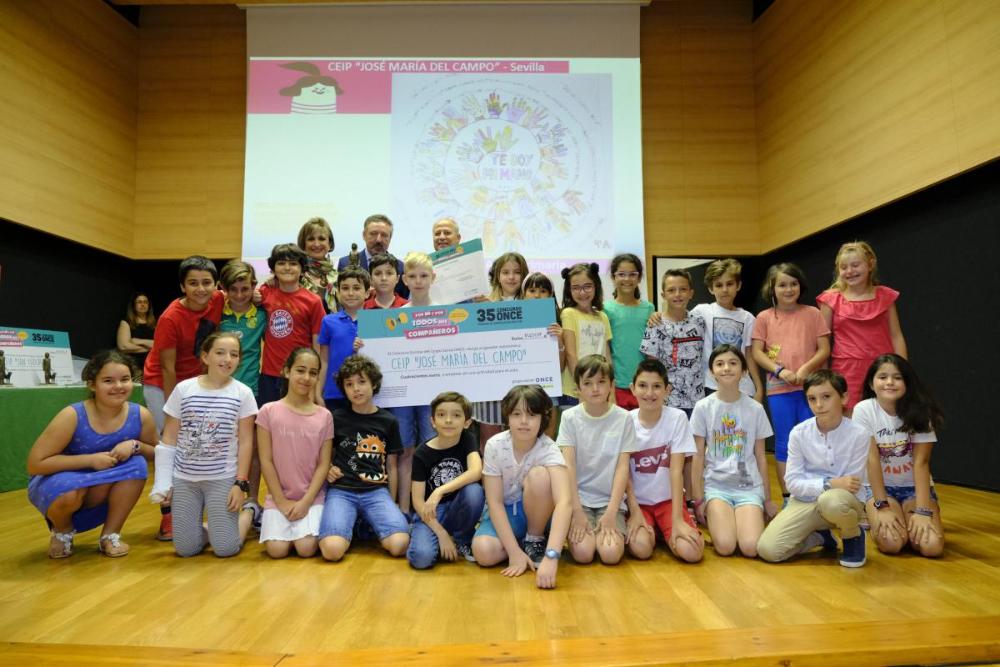 Ganadores en la categoría A, colegio 'José María del Campo', de Sevilla