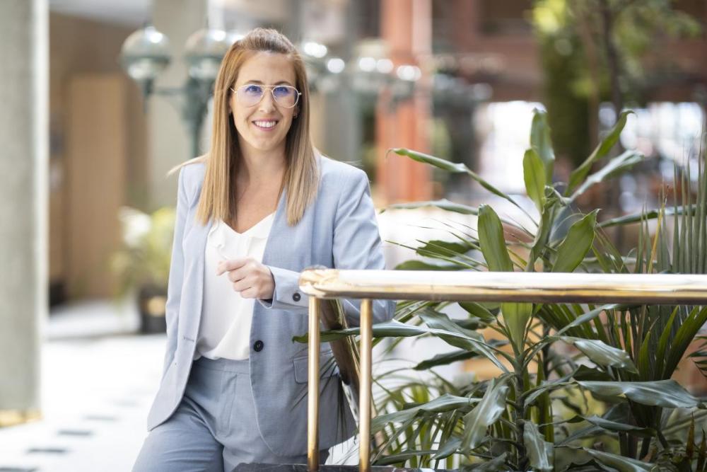 "La discapacidad visual me ha fortalecido mucho a lo largo de mi vida", afirma Adriana Pérez