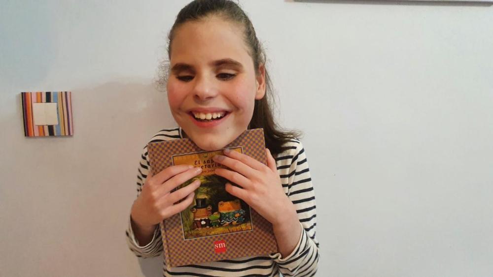 Rebeca Davies, alumna de 5º de Primaria del colegio La Romanilla de Roquetas de Mar (Almería)