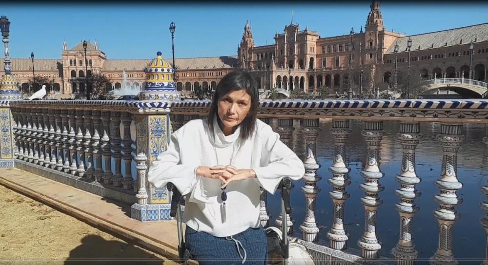 Ana Belén Navarro intervino en la Gala desde la Plaza de España de Sevilla