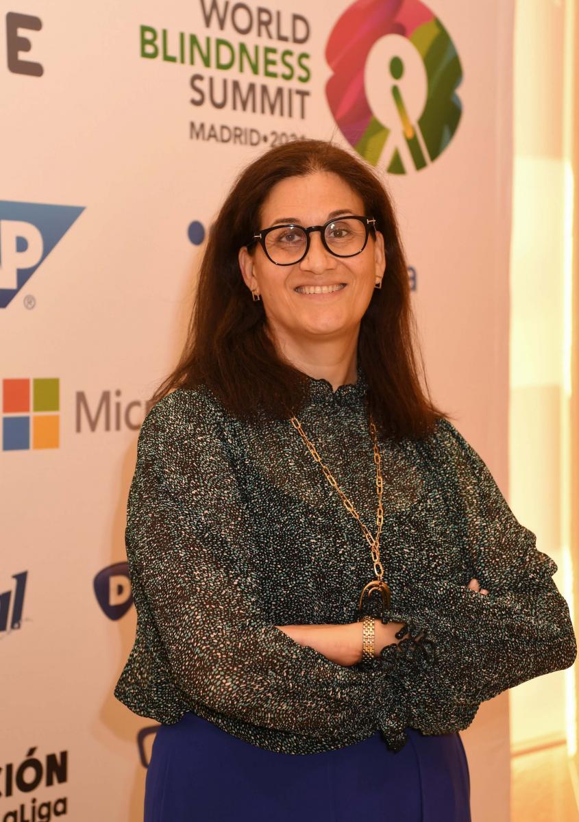 La vicepresidenta de la Unión Europea de Ciegos, la granadina Bárbara Martín, ha tenido un papel muy destacado en la Cumbre