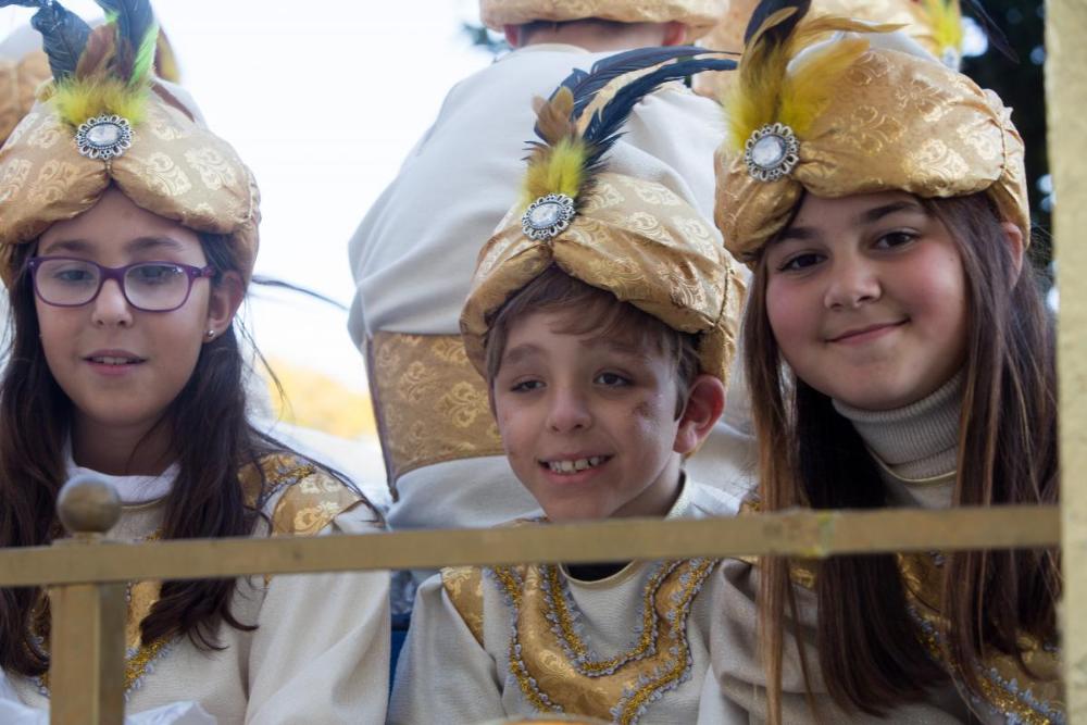 Los pajes de Baltasar disfrutaron también al máximo durante todo el recorrido