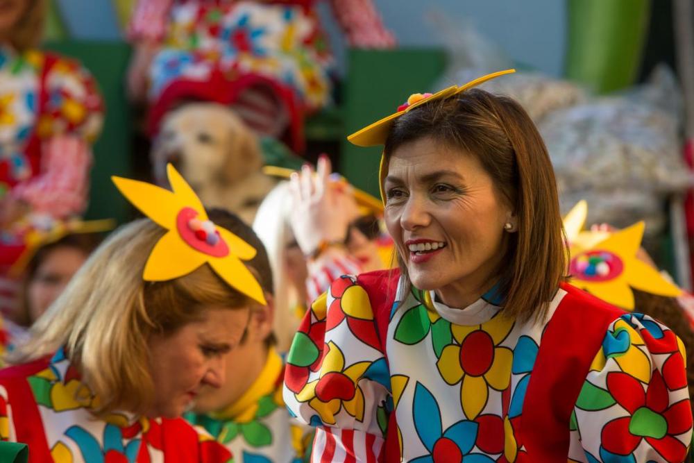 Las caras de felicidad se adueñaron de los componentes de la Carroza 'La ilusión nos une'