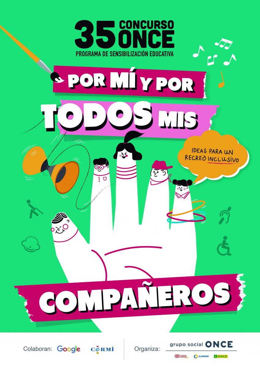 Cartel oficial del 35 Concurso Escolar del Grupo Social ONCE
