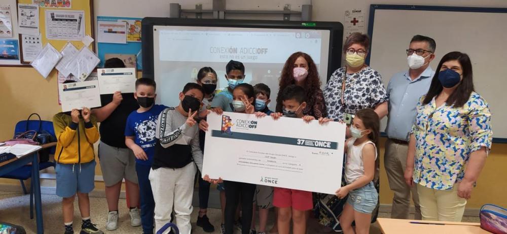Entrega del premio a los ganadores de la categoría A