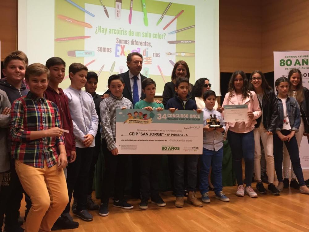 Colegio San Jorge de Palos de la Frontera (Huelva), ganadores de la categoría B