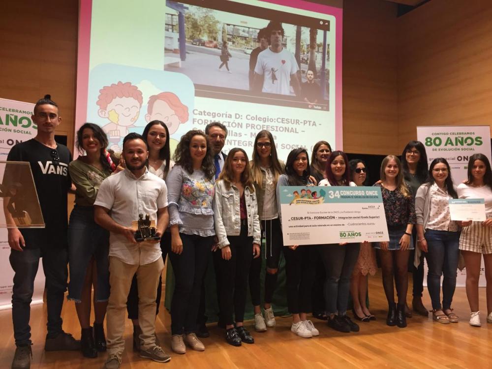 FP-PTA CESUR de Málaga, ganador en la categoría D