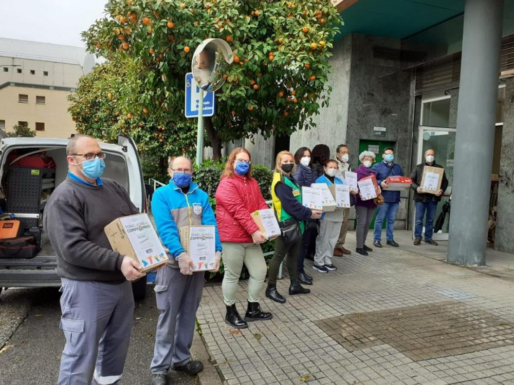 Entrega de alimentos en Córdoba