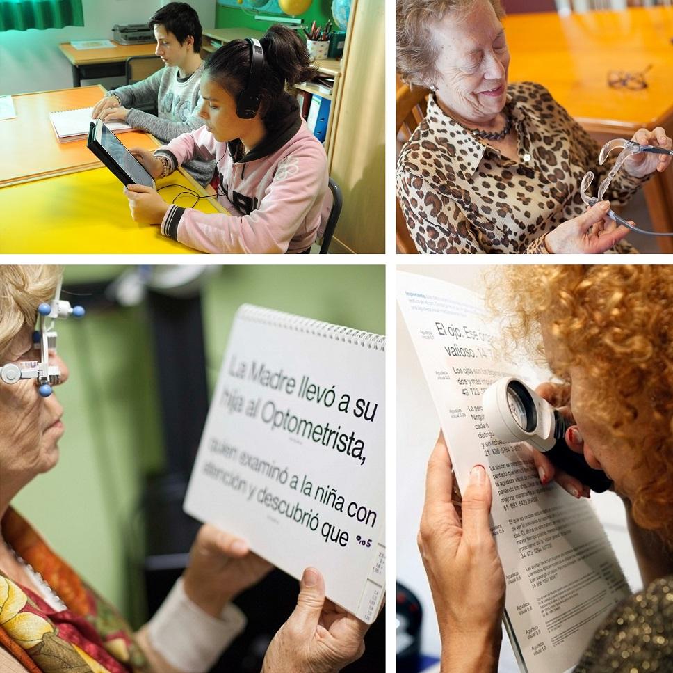 La ONCE se marca como prioridad que la población conozca los servicios que presta a las personas con baja visión