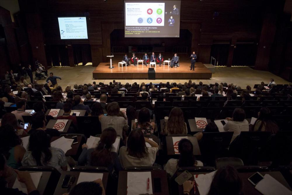 Vista general del auditorio del II Congreso Internacional de Turismo y Tecnología