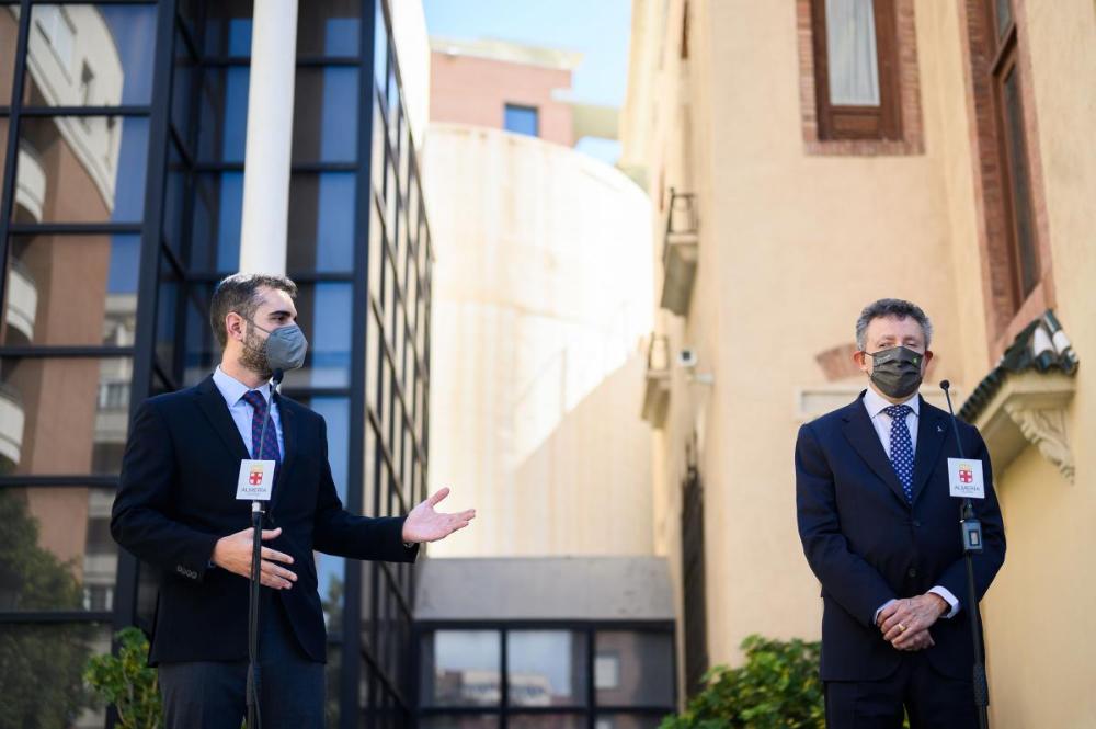 Comparecencia de Cristóbal Martínez y Ramón Fernández-Pacheco tras la firma del protocolo